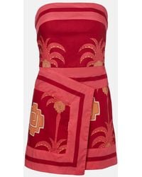 Johanna Ortiz - Raiz Printed Cotton Minidress - Lyst