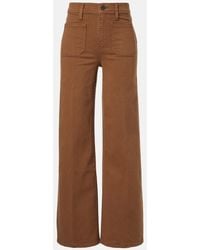 FRAME - Le Slim Palazzo Wide-Leg Jeans - Lyst