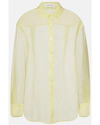 Frankie Shop - Peri Sheer Silk-Blend Shirt - Lyst