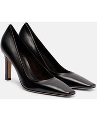 The Row - Carla Leather Pumps - Lyst