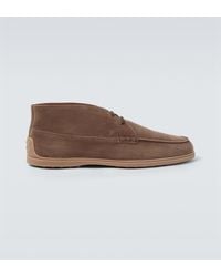 Tod's - Suede Desert Boots - Lyst