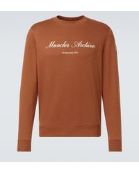 Moncler - Moncler Cotton Blend Logo Sweatshirt - Lyst