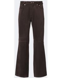 Our Legacy - Carlson Cut Suede Bootcut Pants - Lyst