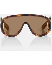 Loewe - Paula's Ibiza Anagram Shield Sunglasses - Lyst
