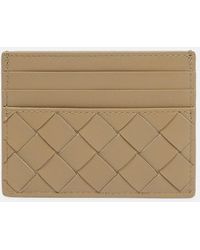 Bottega Veneta - Intrecciato Leather Card Holder - Lyst
