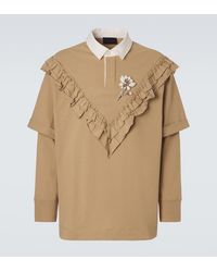 Simone Rocha - Ruffled Cotton Polo Shirt - Lyst