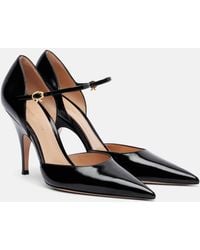Gianvito Rossi - Nuit 95 Patent Leather Pumps - Lyst
