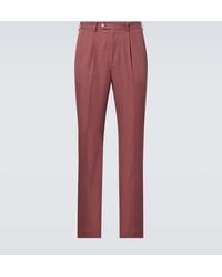 dunhill - Cotton Straight Pants - Lyst