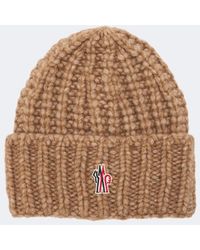 Moncler - Logo Alpaca And Wool-Blend Beanie - Lyst