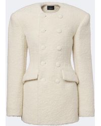 Wardrobe NYC - Alpaca And Wool-Blend Boucle Blazer Dress - Lyst