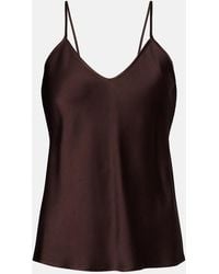 Max Mara - Crepe Satin Camisole - Lyst
