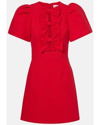 Rebecca Vallance - Kaylee Bow-Detail Minidress - Lyst