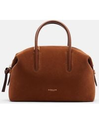 DeMellier - Stockholm Small Suede Top-Handle Bag - Lyst