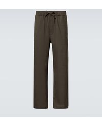 Saman Amel - Pantalones Anchos De Lana - Lyst