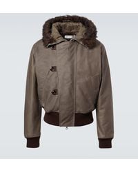 Our Legacy - Compel Shearling-Trimmed Leather Jacket - Lyst