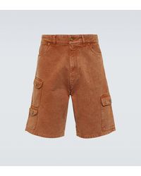 ERL - Denim Cargo Shorts - Lyst