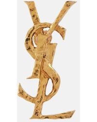 Saint Laurent - Cassandre Clip-On Single Earring - Lyst
