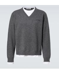 Miu Miu - Jersey De Cachemir A Capas - Lyst