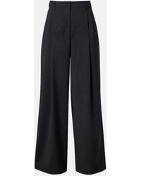 Max Mara - Wool Wide-Leg Pants - Lyst