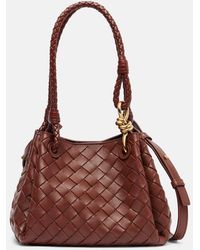 Bottega Veneta - Parachute Small Intrecciato Leather Tote Bag - Lyst
