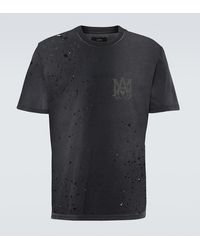 Amiri - Shotgun Logo-print Distressed T-shirt - Lyst