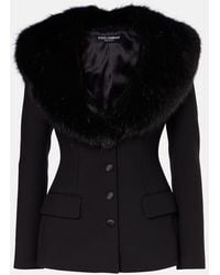 Dolce & Gabbana - Wool Jacket - Lyst