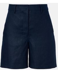 Max Mara - Party Linen Shorts - Lyst