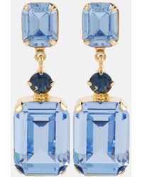 Jennifer Behr - Justine-Plated Drop Earrings - Lyst