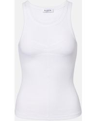 Alaïa - Jersey Tank Top - Lyst