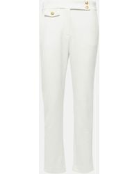 Veronica Beard - Schmale Cropped Mid-Rise-Hose Renzo - Lyst