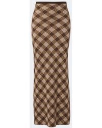AYA MUSE - Kae Plaid Maxi Skirt - Lyst