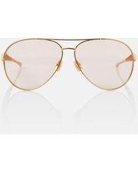 Bottega Veneta - Sardine Aviator Sunglasses - Lyst