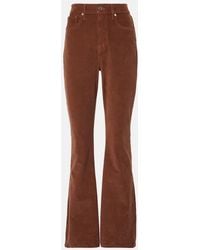 Veronica Beard - Pantalon Evase Cameron En Velours Cotele - Lyst