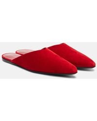 Herbert Levine - Homebody Suede Mules - Lyst