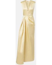 Givenchy - Draped Silk Satin Gown - Lyst