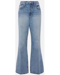 RE/DONE - Mid-Rise Wide-Leg Jeans Loose Boot - Lyst