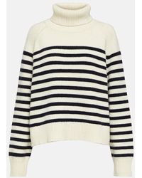 Nili Lotan - Gideon Striped Wool And Cashmere Sweater - Lyst
