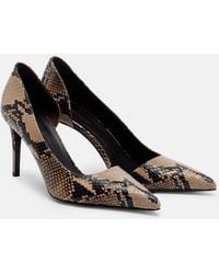 KHAITE - Jett Snake-Effect Leather D'Orsay Pumps - Lyst