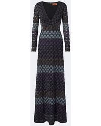 Missoni - Knitted Lame Gown - Lyst