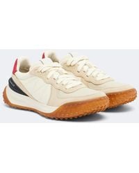 Moncler - City Trek Suede-Trimmed Sneakers - Lyst