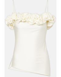 Coperni - Ruffled Off-Shoulder Top - Lyst