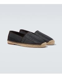 Brunello Cucinelli - Suede-Trimmed Espadrilles - Lyst