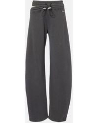 The Attico - Cotton Jersey Barrel-Leg Sweatpants - Lyst