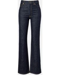 KHAITE - Danielle High-Rise Straight Jeans - Lyst