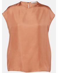 Asceno - Top Dasha De Sarga De Seda - Lyst