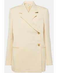 KHAITE - Otero Wool-Blend Blazer - Lyst