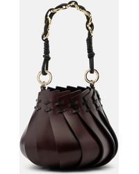 Amanu - Burundi Mini Leather Bucket Bag - Lyst