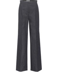 Max Mara Ernesta High-rise Denim Trousers - Blue