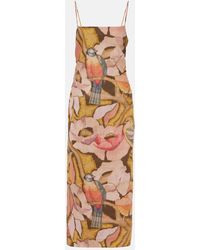 SIR. - Talulah Floral Linen Maxi Dress - Lyst
