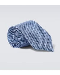 Brioni - Corbata De Seda Estampada - Lyst